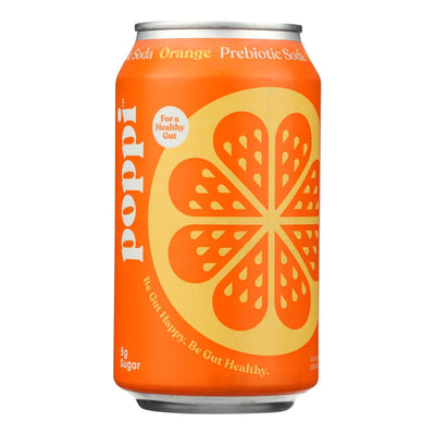 Poppi - Prebio Soda Orange - Case Of 12-12 Fz - Orca Market