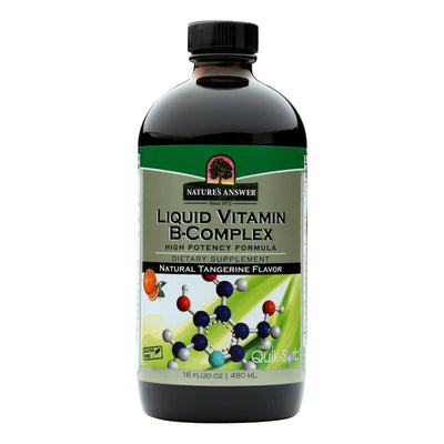 An image displaying Nature's Answer - Liquid Vitamin B-complex - 16 Ounce by Nature's Answer