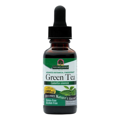 An image displaying Nature's Answer - Green Tea Alcohol Free - 1 Ounce by Nature's Answer