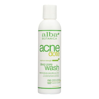 Alba Botanica - Natural Acnedote Deep Pore Wash - 6 Fl Oz - Orca Market