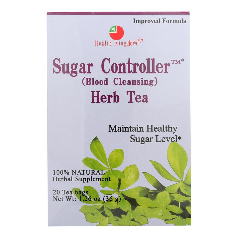 Health King Sugar Controller Blood Cleansing Herb Tea - 20 Tea Bags - Orca Market