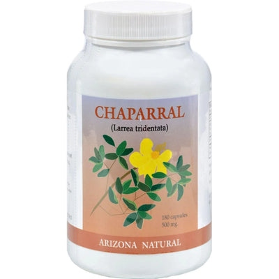 An image displaying Arizona Natural Resource Chaparral - 500 Mg - 180 Capsules by Arizona Natural Resource