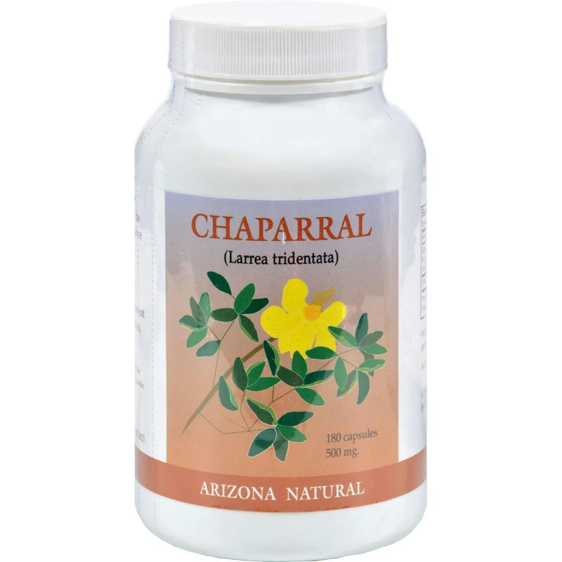 An image displaying Arizona Natural Resource Chaparral - 500 Mg - 180 Capsules by Arizona Natural Resource