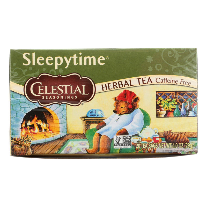 Celestial Seasonings Sleepytime Herbal Tea Caffeine Free - 20 Tea Bags - Case Of 6 - Orca Market