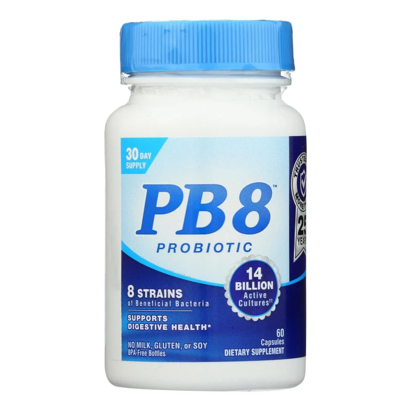 An image displaying Nutrition Now Pb 8 Pro-biotic Acidophilus For Life - 60 Capsules by Nutrition Now
