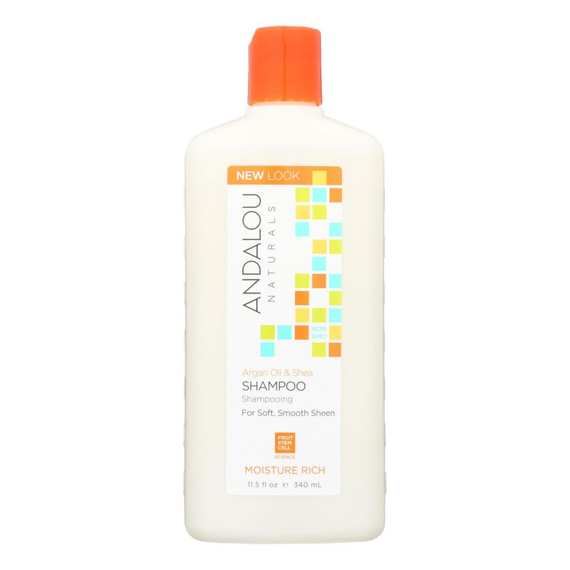 Andalou Naturals Moisture Rich Shampoo Argan And Sweet Orange - 11.5 Fl Oz - Orca Market