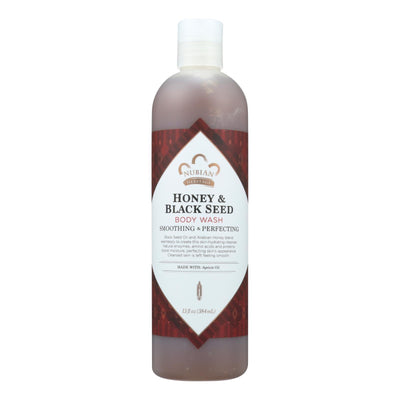 Nubian Heritage Body Wash Honey And Black Seed - 13 Fl Oz - Orca Market