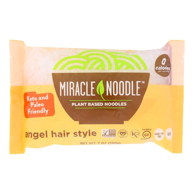 Miracle Noodle Pasta - Shirataki - Miracle Noodle - Angel Hair - 7 Oz - Case Of 6 - Orca Market