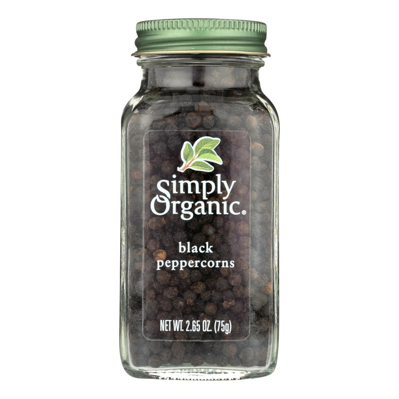Simply Organic Black Peppercorns - Case Of 6 - 2.65 Oz. - Orca Market