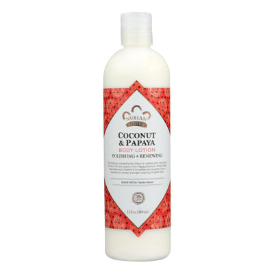 Nubian Heritage Lotion - Coconut And Papaya - 13 Oz - Orca Market