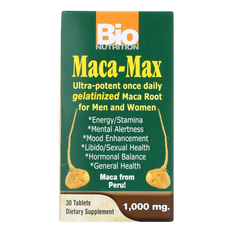 Bio Nutrition - Maca-max - 1000 Mg - 30 Tablets - Orca Market