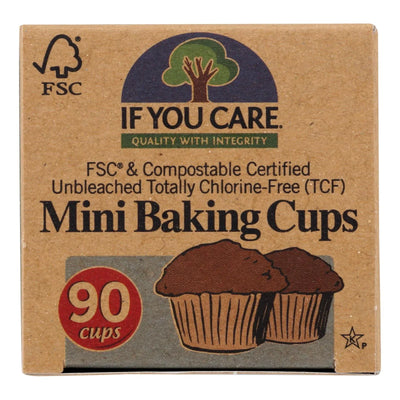 An image displaying If You Care Baking Cups - Mini Cup - Case Of 24 - 90 Count by If You Care
