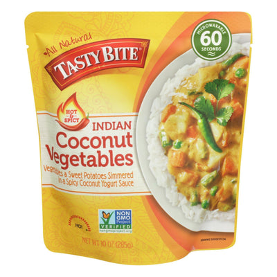 Tasty Bite Heat & Eat Indian Cuisine Entr?e - Hot & Spicy Coconut Vegetables - Case Of 6 - 10 Oz - Orca Market