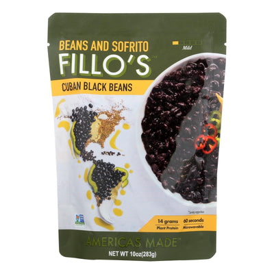 Fillo's Beans - Cuban Black Beans - Case Of 6 - 10 Oz. - Orca Market